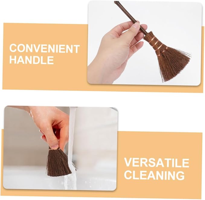2pcs Mini Handheld Broom for Carpet Pet Hair Versatile Boys and Girls Mop and - Image 8
