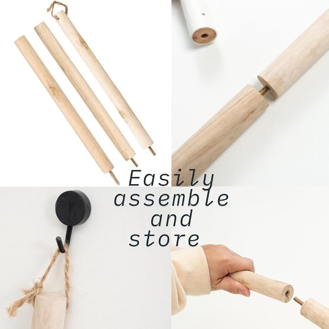 Natural Broom - Indoor Grass Broom - Long Handle Broomstick - Image 4