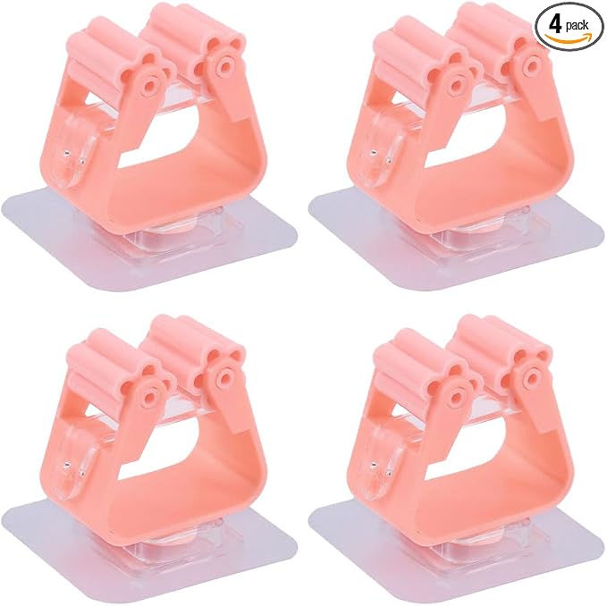 Broom And Mop Holder Clip 4 Pcs Mop Broom Wall Mounted Heavy Duty by Sdjdhej
