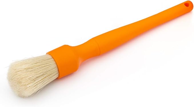 Detail Factory - Boar Hair Long-Handle Detailing Brush - Comfortable Grip and by DetailFactory