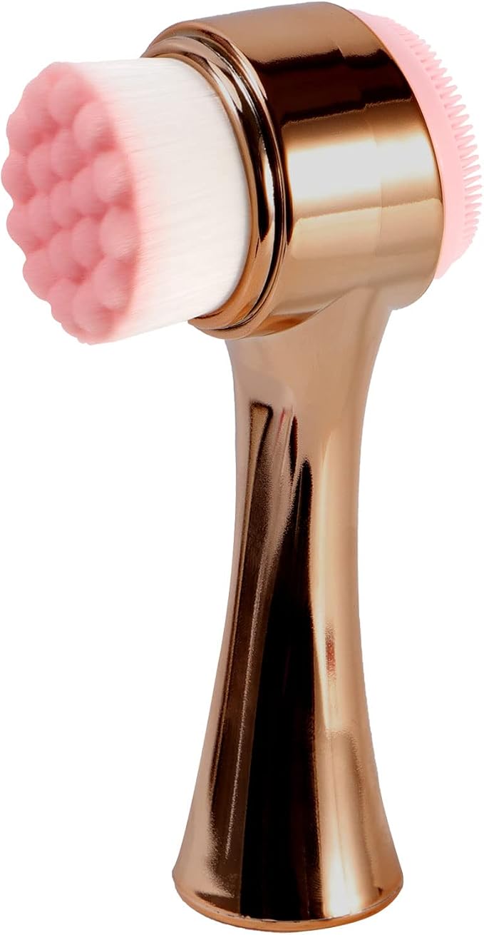 Face Brush 2 in 1, Facial Cleansing Exfoliating Brush by BEOMEEN