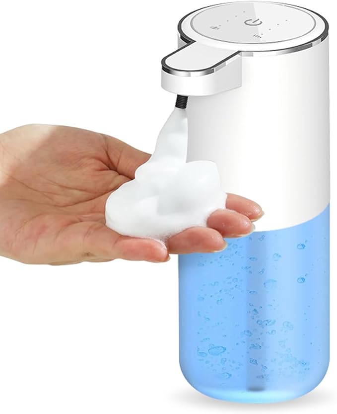 Automatic Foaming Soap Dispenser, Touchless Hand Soap Dispenser Rechargeable by Sylfu