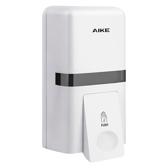 AIKE Wall Mount Liquid Soap Dispenser, 27oz Large Capacity by AIKE