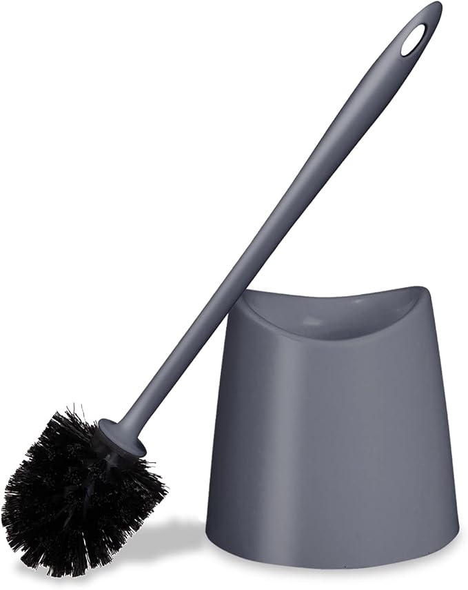 Modern Toilet Brush and Holder, Bathroom Cleaner. by Superio by Superio