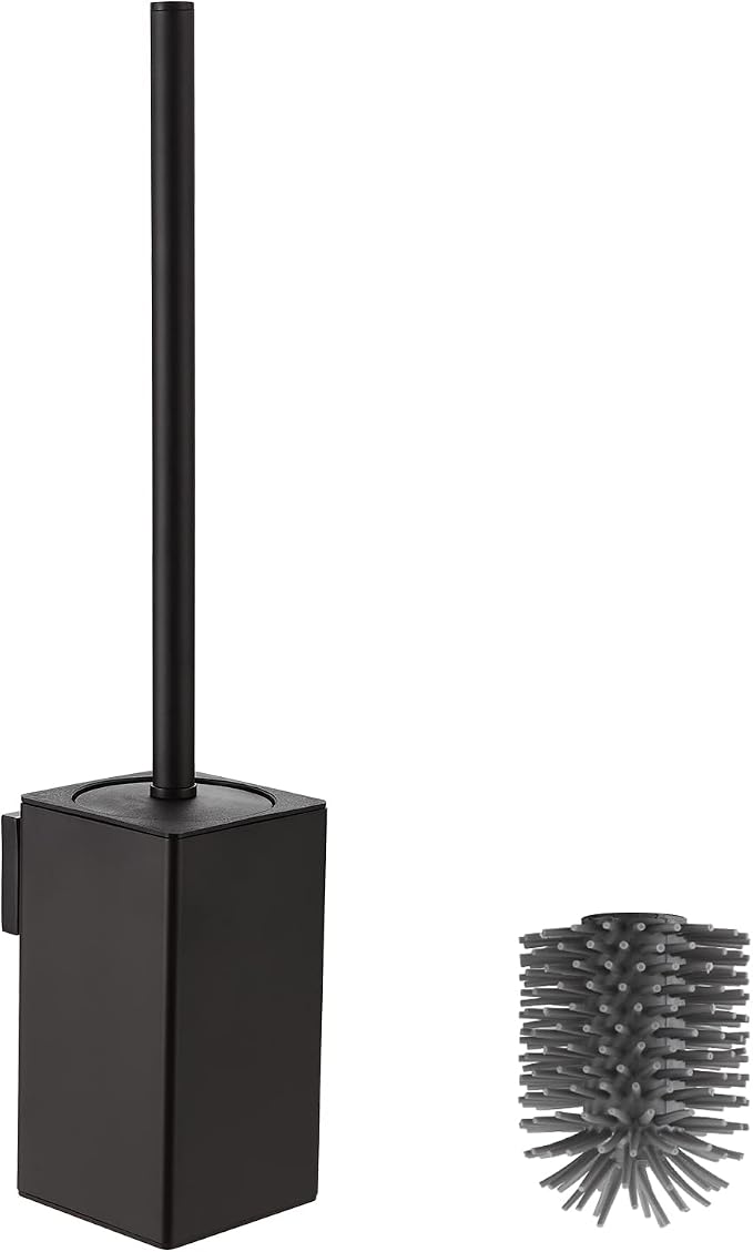 BVL Toilet Brush and Holder Black Toilet Bowl Brush by BVLBath