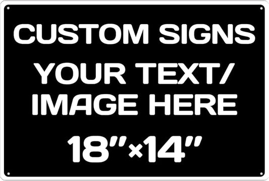 Custom Aluminum Weatherproof Metal Sign by Repaly