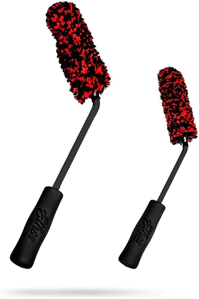 Ethos Wheel Brush for Car Detailing – Plush Rim Cleaner Brush, Car Cleaning by EthosHandcraftedCarCare