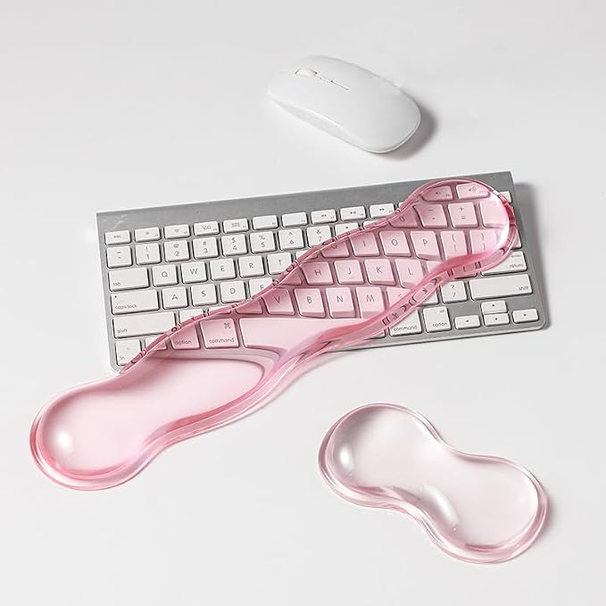 Gel Keyboard Wrist Rest Set, Ergonomic Keyboard Mouse Wrist Rest - Image 2