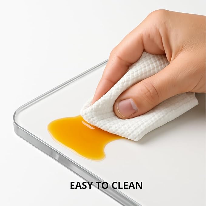 Acrylic Cutting Board with Counter Lip, Non-Slip Dough Mat - Image 7