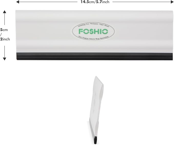 FOSHIO 6 Inch Rubber Squeegee for Kitchens, Shower and Car Windows - Image 2