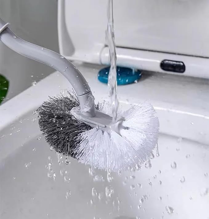 2Pcs Curved Toilet Bowl Brush Without Holder - Image 5
