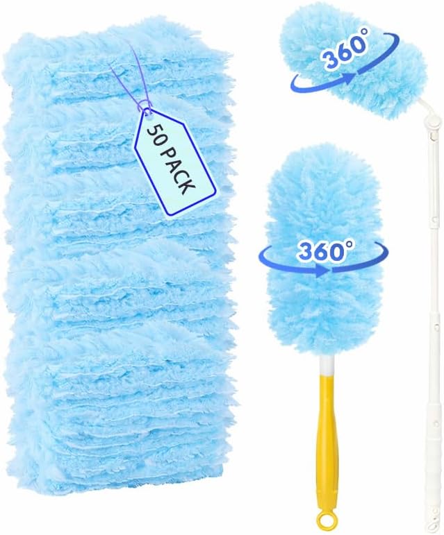 50 Count Duster Refills 360° Heavy Duty Duster Refills Compatible by HAYEGO