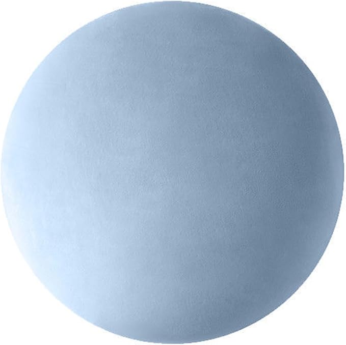 MOJUN Round Throw Pillow, 15.7" Soft Solid Color Home Decorative Round Pillows Sofa Chair Cushion Floor Pillows for Couch Car Living Room Bed, Blue