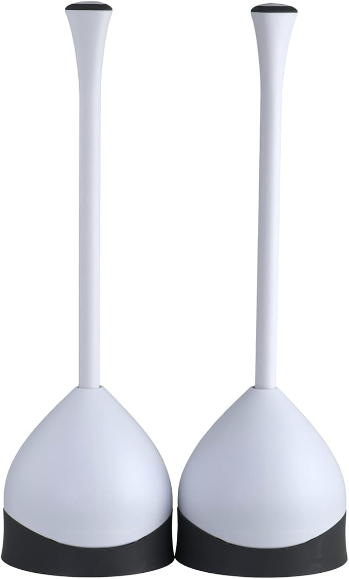 Clorox Toilet Plunger with Hideaway Caddy, Bathroom Accessories, Toilet by Clorox