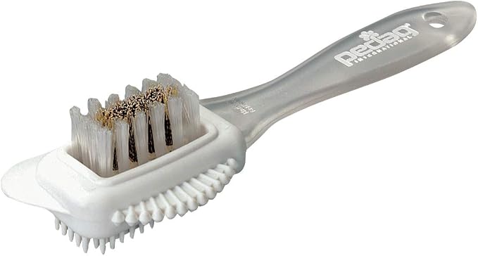 Pedag Suede Shoe Cleaner Brush, German Made, 4-Way Cleaning & Refreshing by PedagUSA