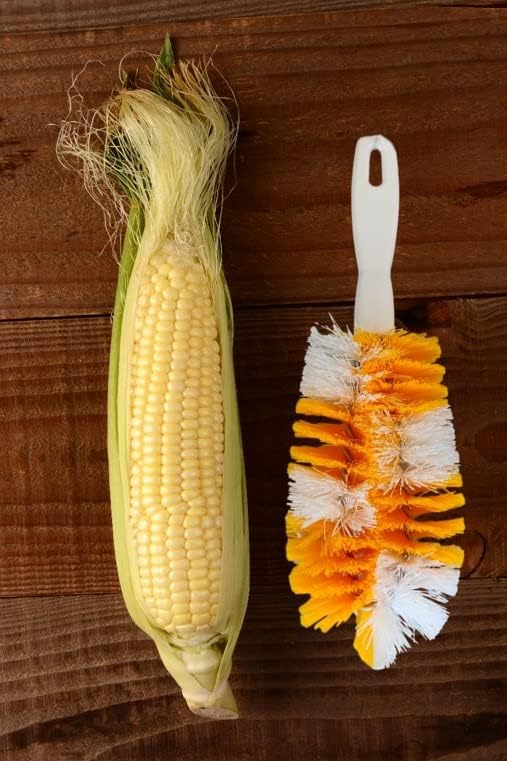 Corn De-Silker Brush | Bristled Veggetable Scrubber - Image 9