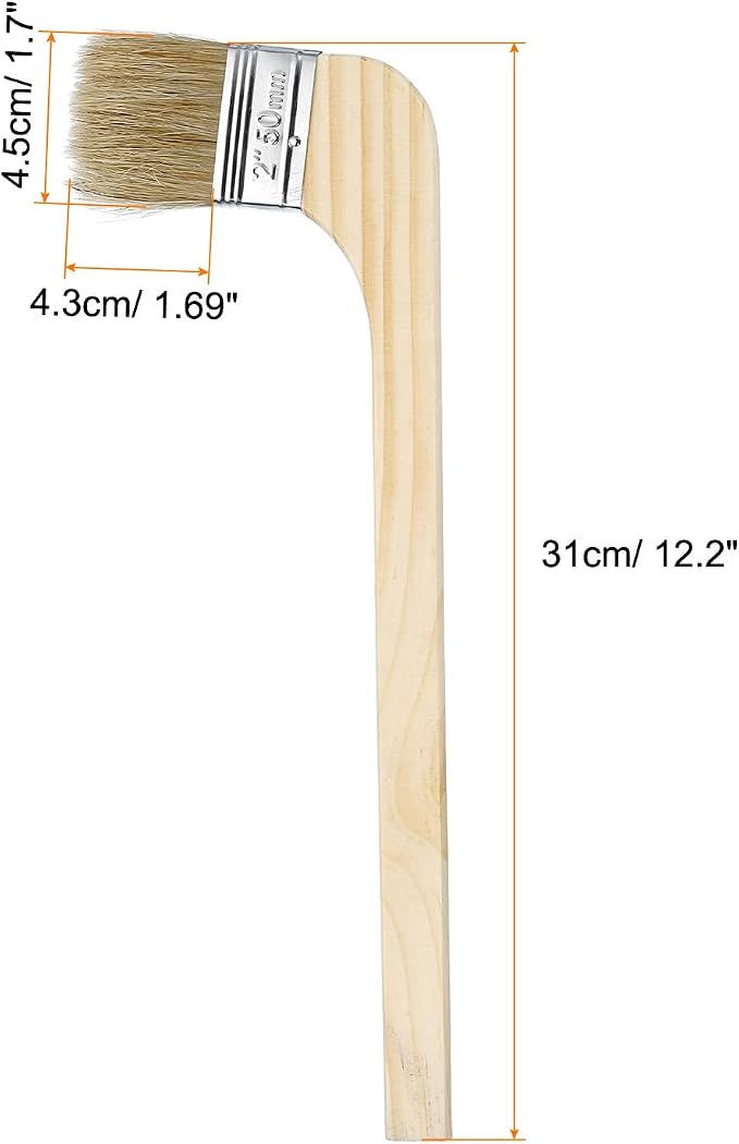 HARFINGTON Paint Brush 2Pcs 2" Brush Width Reusable Variety Angle Bend Brushes - Image 2
