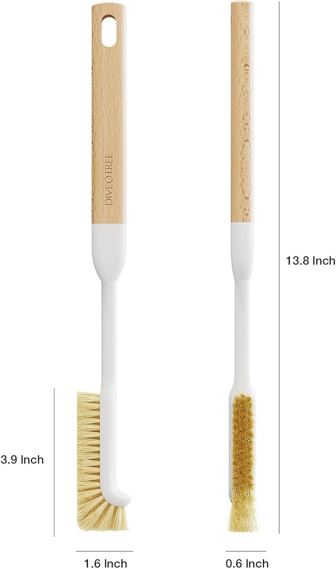 Cleaning Brush, Diveotree Hard Bristle Brush - Image 2