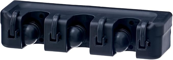 Superio Mop and Broom Holder Wall Mount Storage Organizer by Superio