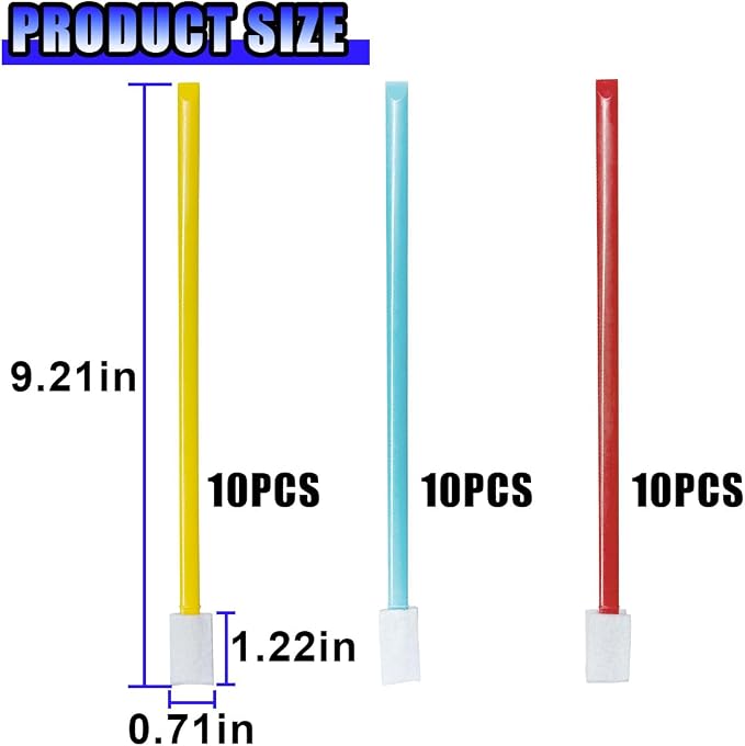 Cleaning Swab Sticks, Small Cleaning Sponge Tip - Image 2