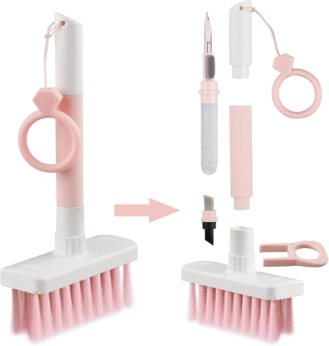 Soft Brush Keyboard Cleaner, Computer Cleaning Tool Kit, 7 in 1 Multipurpose by IFTHFOUR