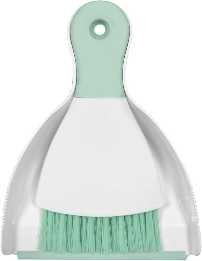 Mini Broom with Dustpan Combo Set Small Dust pan and Brush Set Quick Cleanup by BSMstonehouseholdsupplies