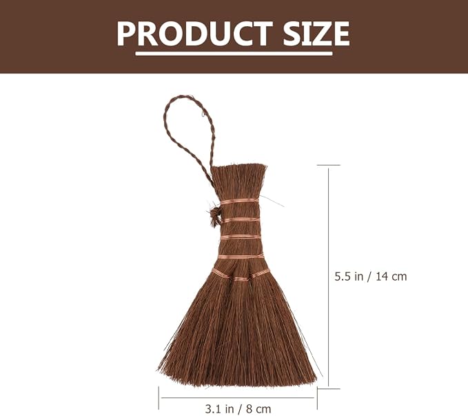 Mini Palm Whisk Broom for Tea Ceremony Small Soft Bristle Cleaning Brush - Image 5