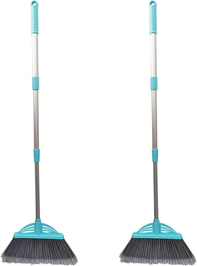 Three-Section Telescopic Aluminum Alloy Rod Long-Handled Broom by HOMEIMPROVEMENT