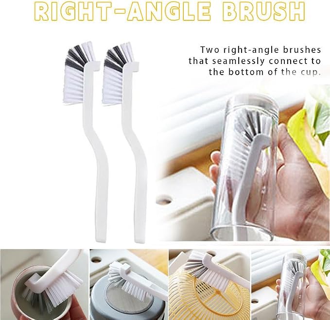 Crevice Cleaning Brush，12Pcs Multifunctional Hard Bristle Cleaning Tool - Image 5