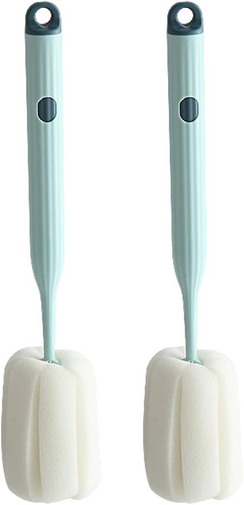 Bottle Soft Brush -2Pcs Sponge Bottle Brush Soft and Easy to Clean, Baby Bottle by DIQIUREN