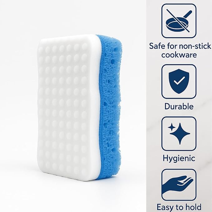 Ampang Wave-Shaped Scrub Sponges - Image 2