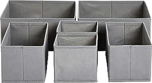 Amazon Basics Cloth Drawer Storage Organizer Boxes by AmazonBasics