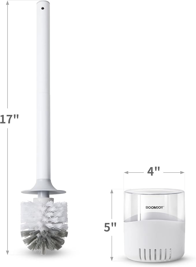 BOOMJOY Toilet Bowl Brush and Holder - Image 6