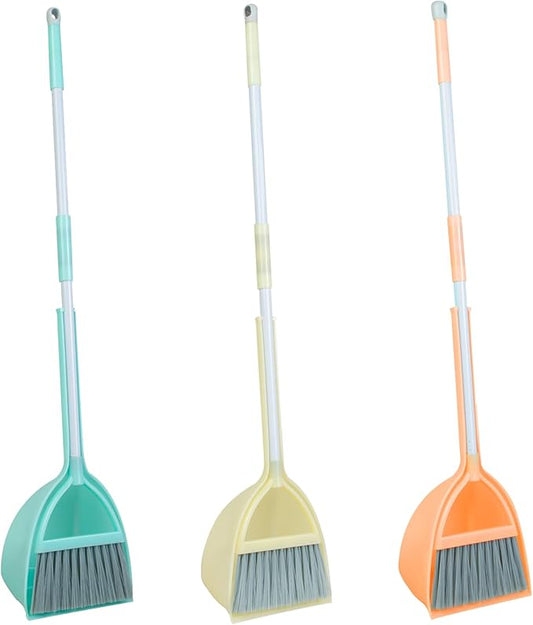 Mini Broom with Dustpan-Small Housekeeping Cleaning Sweep - Image 2