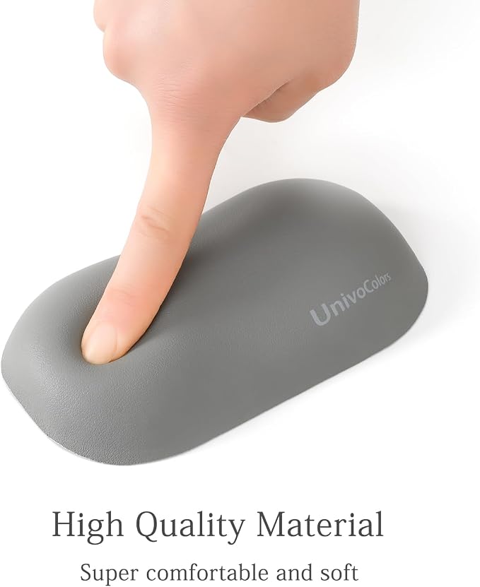 UnivoColors Design-Wave Wrist Rest, Artificial Sheepskin+Memory - Image 6