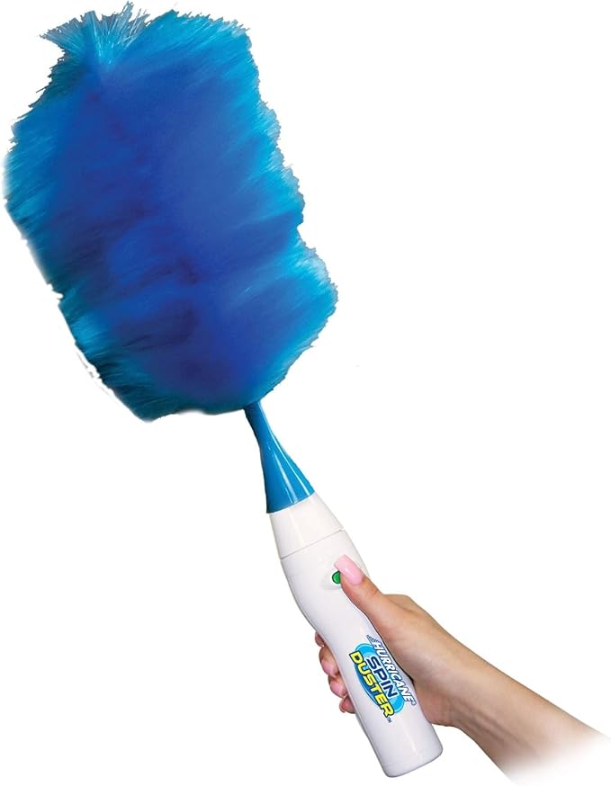 360 ° Spin Hurricane Adjustable Electric Feather Duster Vacuum Cleaner Battery - Image 2