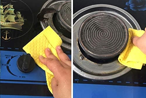 Reusable Cleaning Cellulose Sponge Cloths Absorbent Wipes Clean Kitchen Car - Image 8