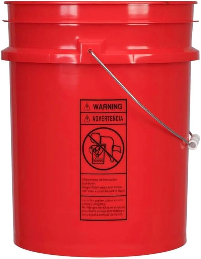 House Naturals 5 Gallon Premium HPDE Plastic Bucket - Image 4