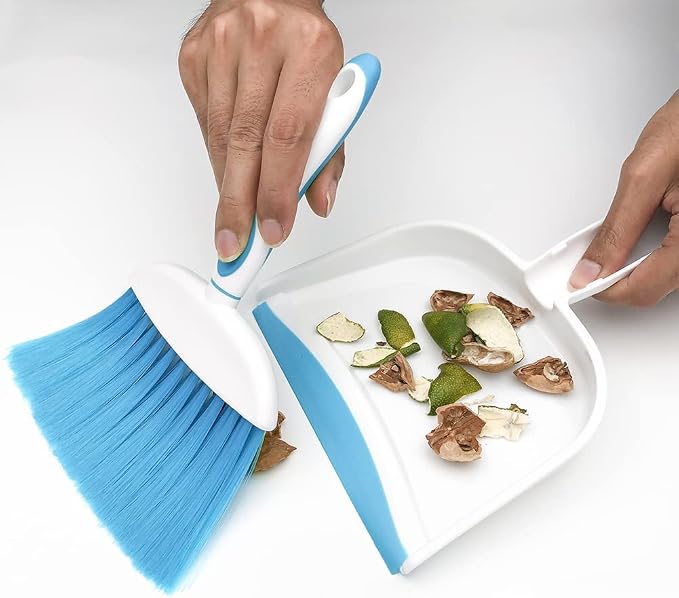 Small Broom and Dustpan Set, Small Dustpan and Brush Set, Mini Dust pan and - Image 2