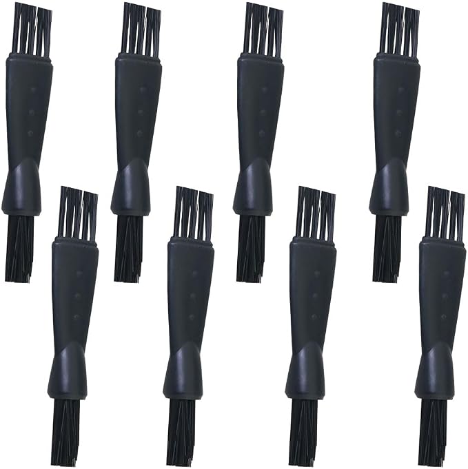 8PCS Dual Head Plastic Cleaning Brush 60mm/2.4in Keyboard Brush Chain Brush by JJHXSM