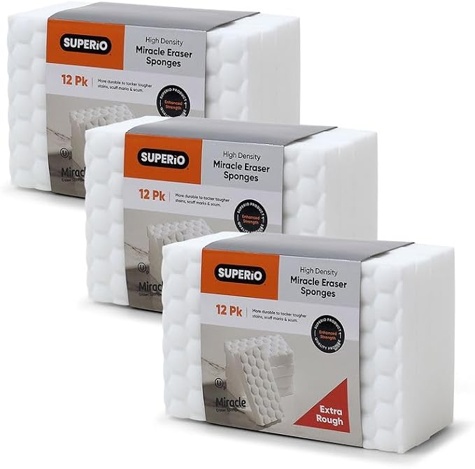 Superio High-Density Miracle Eraser Sponges by Superio