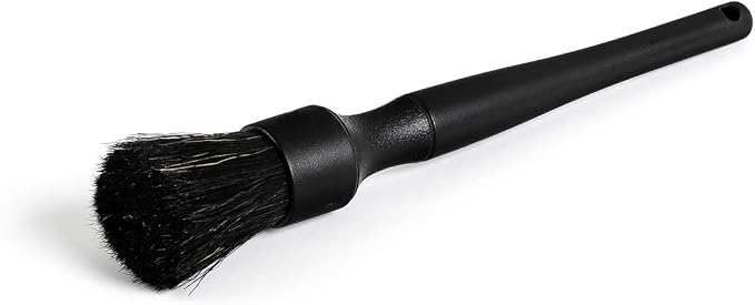 Detail Factory - Boar Hair Long-Handle Detailing Brush - Comfortable Grip and by DetailFactory