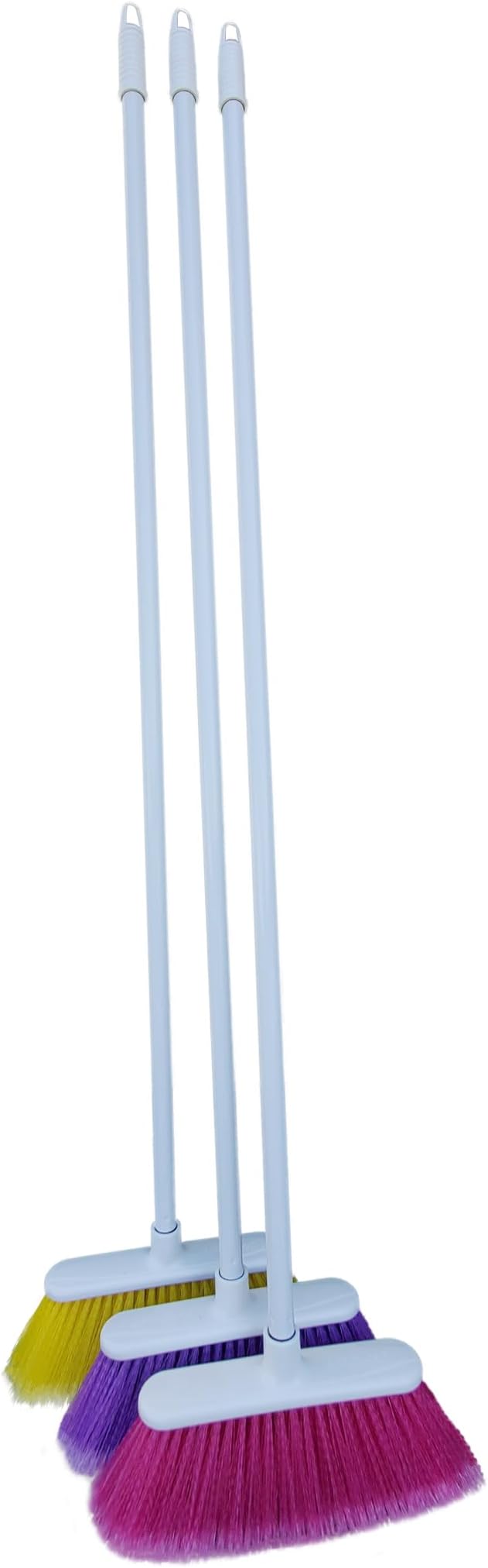 The Original Soft Sweep Magnetic Action Broom 6-PACK: 2 PURPLE, 2 PINK - Image 2