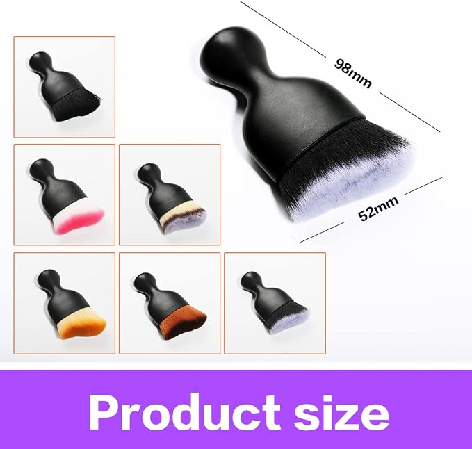 Car Interior Detailing Brush, Soft Bristle Cleaning Brush Car Detailing Brush - Image 8