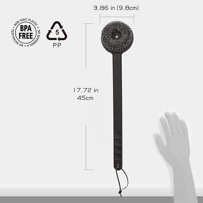 18" Long Handle Grill Brush - Image 7