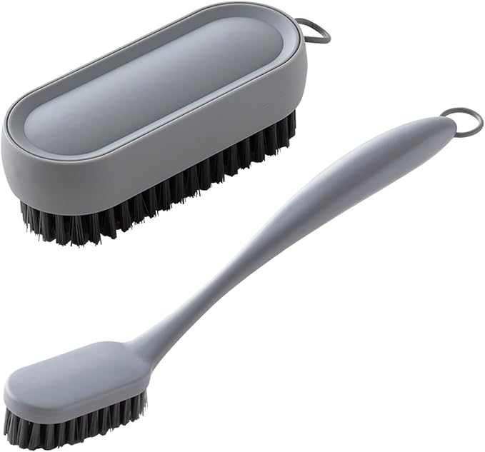 Laundry Scrub Brush Cleaning Brush 2 Pack Soft Bristle Brush Clothes Underwear by Selaurel