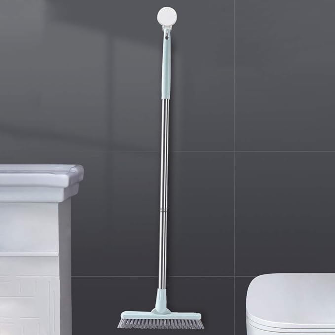Affogato Floor Scrub Brush Bathroom Long Handle Bathtub Push Broom Shower Tile - Image 4