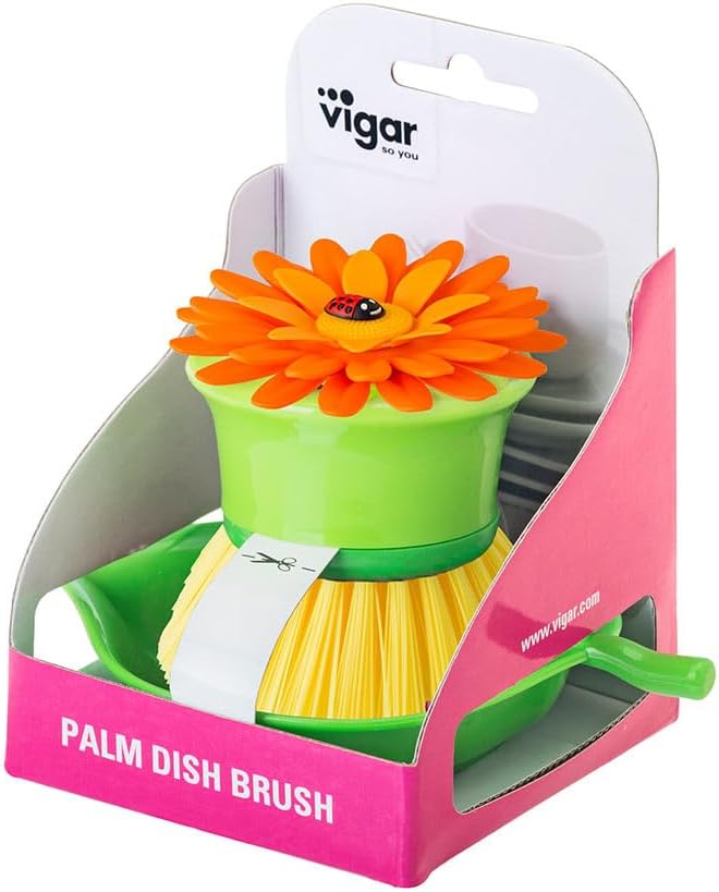 Vigar Flower Palm Dish Scrub Brush - Image 4