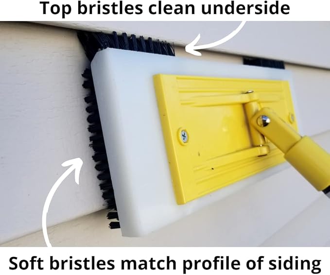 100% Eco-Friendly Vinyl Siding Brush | Nylon Bristle Exterior Cleaning Tool - Image 3