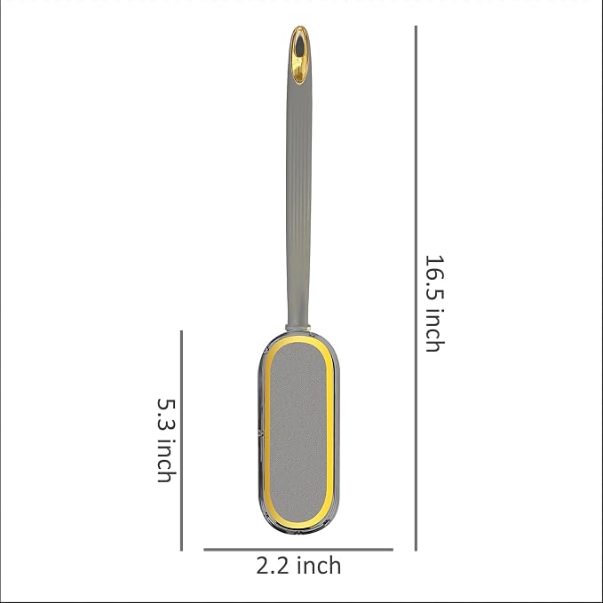 Toilet Brush and Holder Set, Under Rim Toilet Scrubber - Image 8